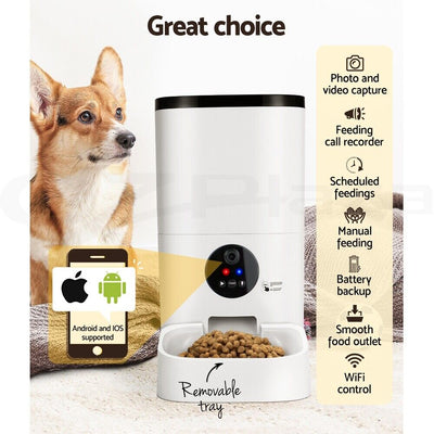 I.Pet Automatic Pet Feeder Dog Cat Feeder Camera Wifi Smart Auto Food Dispenser