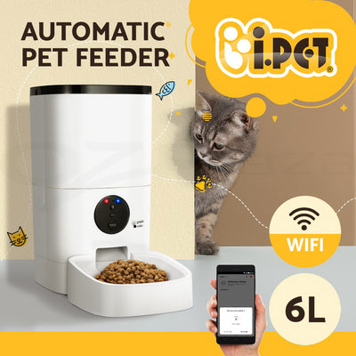 I.Pet Automatic Pet Feeder Dog Cat Feeder Camera Wifi Smart Auto Food Dispenser