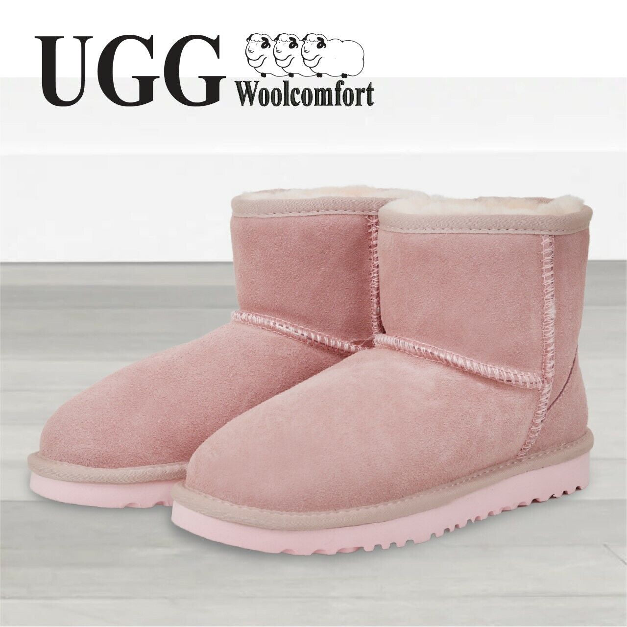 NEW Woolcomfort UGG Boots Classic Women/Men Mini Premium Australian Sheepskin