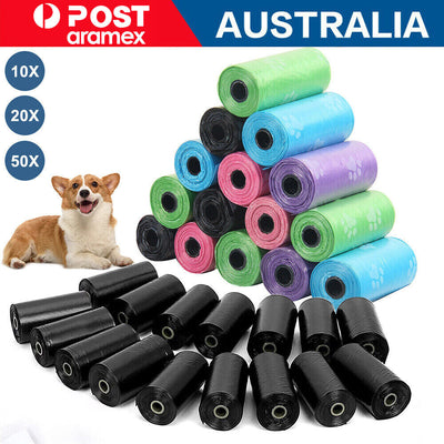 1500PCS Rolls Biodegradable Dog Poo Bag Pet Waste Poop Pick up Garbage Bags