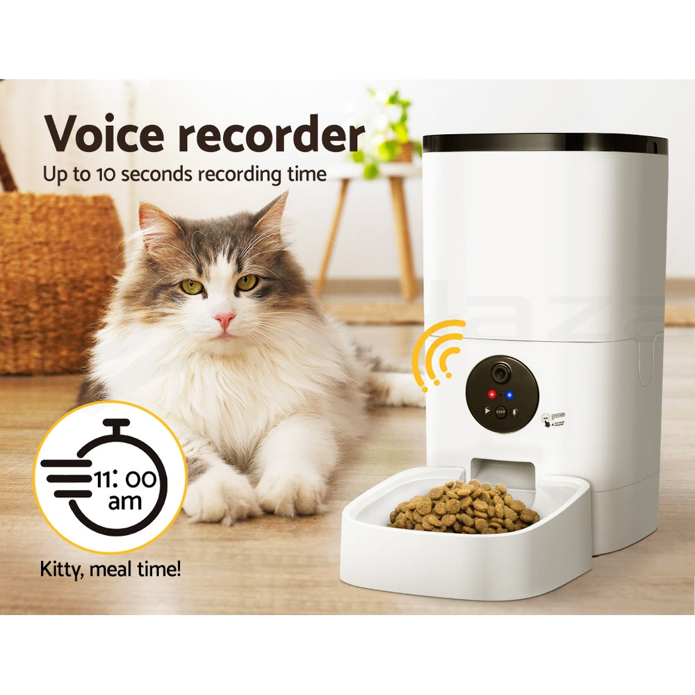 I.Pet Automatic Pet Feeder Dog Cat Feeder Camera Wifi Smart Auto Food Dispenser